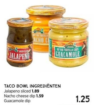Promoties Taco bowl ingredienten guacamole dip - Cantina Mexicana - Geldig van 01/01/2024 tot 27/01/2024 bij Xenos