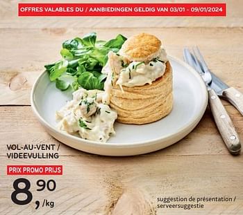 Promotions Vol-au-vent - Produit maison - Alvo - Valide de 03/01/2024 à 16/01/2024 chez Alvo