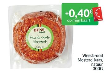 Promoties Vleesbrood mosterd, kaas, natuur - Huismerk - Intermarche - Geldig van 01/01/2024 tot 31/01/2024 bij Intermarche
