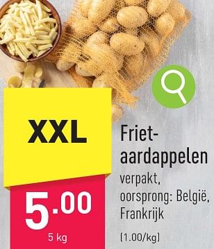 Promoties Frietaardappelen - Huismerk - Aldi - Geldig van 08/01/2024 tot 13/01/2024 bij Aldi