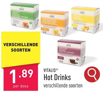Promoties Hot drinks - Vitalis - Geldig van 10/01/2024 tot 13/01/2024 bij Aldi