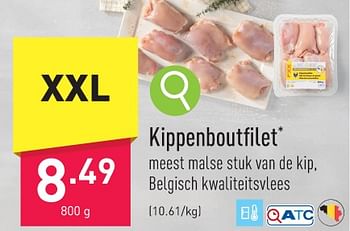 Promoties Kippenboutfilet - Huismerk - Aldi - Geldig van 08/01/2024 tot 13/01/2024 bij Aldi