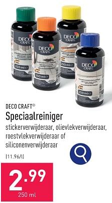 Promoties Speciaalreiniger - Deco Craft - Geldig van 13/01/2024 tot 13/01/2024 bij Aldi