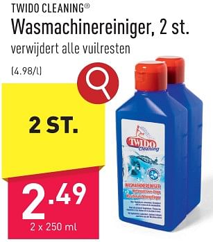 Promoties Wasmachinereiniger - Twido - Geldig van 10/01/2024 tot 13/01/2024 bij Aldi