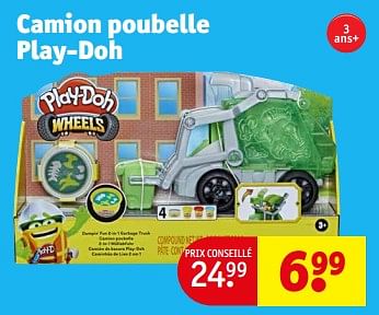 Promotions Camion poubelle play-doh - Play-Doh - Valide de 02/01/2024 à 14/01/2024 chez Kruidvat