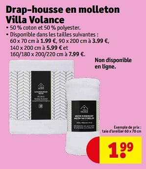 Promotions Taie d’oreiller - Villa Volance - Valide de 02/01/2024 à 14/01/2024 chez Kruidvat