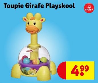 Promotions Toupie girafe playskool - Playskool - Valide de 02/01/2024 à 14/01/2024 chez Kruidvat