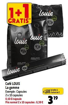 Promotions Café louis - Louis - Valide de 03/01/2024 à 09/01/2024 chez Match