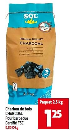 Promotions Charbon de bois charcoal - House of Charcoal - Valide de 03/01/2024 à 09/01/2024 chez Match