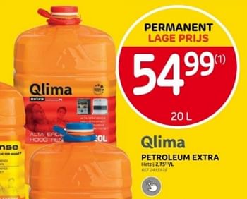 Promoties Petroleum extra - Qlima  - Geldig van 03/01/2024 tot 29/01/2024 bij Brico