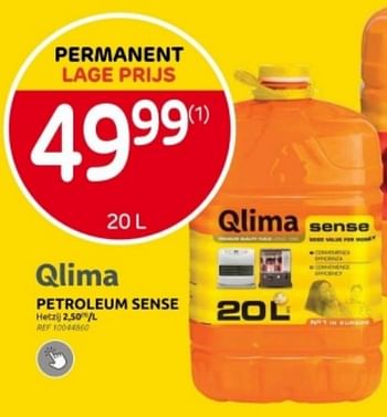 Promoties Petroleum sense - Qlima  - Geldig van 03/01/2024 tot 29/01/2024 bij Brico