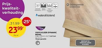 Promoties Vinylvloer dynamic royal - DecoMode - Geldig van 03/01/2024 tot 29/01/2024 bij Brico