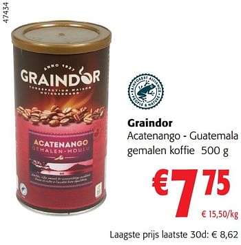 Promoties Graindor acatenango - guatemala gemalen koffie - Graindor - Geldig van 02/01/2024 tot 16/02/2024 bij Colruyt