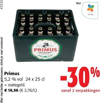 Promoties Primus - Primus - Geldig van 02/01/2024 tot 16/02/2024 bij Colruyt