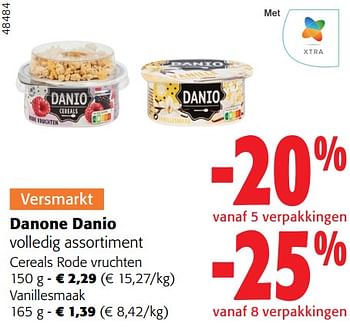 Promoties Danone danio volledig assortiment - Danone - Geldig van 02/01/2024 tot 16/02/2024 bij Colruyt