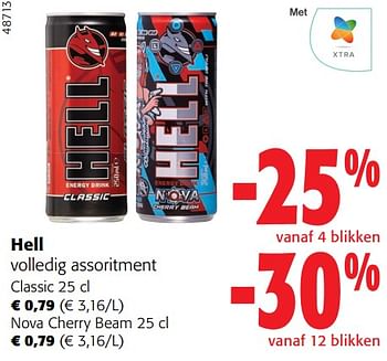 Promoties Hell volledig assoritment - Hell - Geldig van 02/01/2024 tot 16/02/2024 bij Colruyt