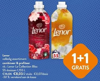 Promoties Lenor la collection bliss - Lenor - Geldig van 02/01/2024 tot 16/01/2024 bij OKay