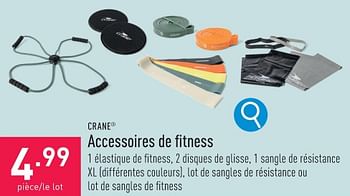 Promoties Accessoires de fitness - Crane - Geldig van 10/01/2024 tot 13/01/2024 bij Aldi