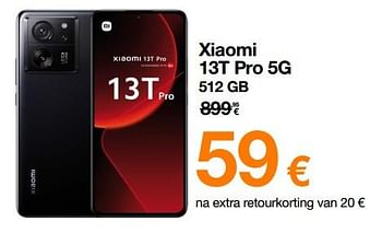 Promotions Xiaomi 13t pro 5g 512 gb - Xiaomi - Valide de 03/01/2024 à 31/01/2024 chez Orange