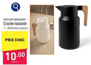 Promotions Cruche isolante - Excellent Houseware - Valide de 13/01/2024 à 13/01/2024 chez Aldi