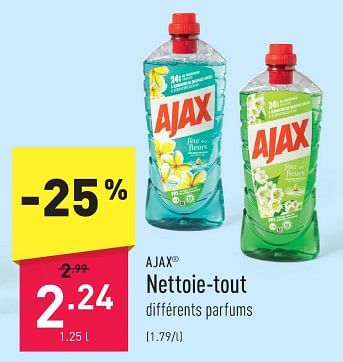 Promotions Nettoie-tout - Ajax - Valide de 08/01/2024 à 13/01/2024 chez Aldi