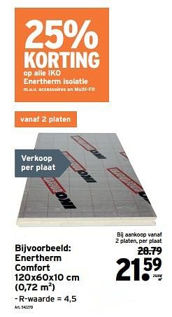 Promoties Iko enertherm isolatie comfort - Iko Enertherm - Geldig van 03/01/2024 tot 30/01/2024 bij Gamma