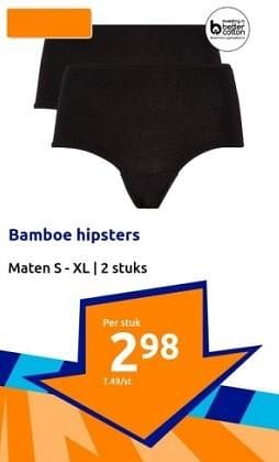 Promoties Bamboe hipsters - Huismerk - Action - Geldig van 03/01/2024 tot 09/01/2024 bij Action