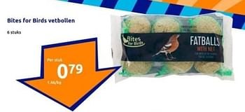 Promoties Bites for birds vetbollen - Bites for Birds - Geldig van 03/01/2024 tot 09/01/2024 bij Action