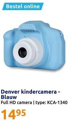 Promoties Denver kindercamera - blauw - Denver - Geldig van 03/01/2024 tot 09/01/2024 bij Action