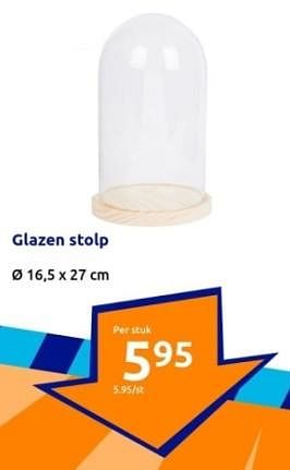 Promoties Glazen stolp - Huismerk - Action - Geldig van 03/01/2024 tot 09/01/2024 bij Action