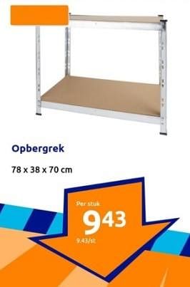 Promoties Opbergrek - Huismerk - Action - Geldig van 03/01/2024 tot 09/01/2024 bij Action