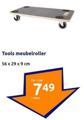 Promoties Tools meubelroller - Huismerk - Action - Geldig van 03/01/2024 tot 09/01/2024 bij Action
