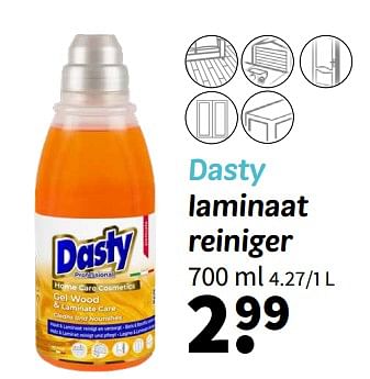 Promoties Dasty laminaat reiniger - Dasty - Geldig van 03/01/2024 tot 14/01/2024 bij Wibra