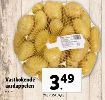 Promoties Vastkokende aardappelen - Huismerk - Lidl - Geldig van 10/01/2024 tot 16/01/2024 bij Lidl