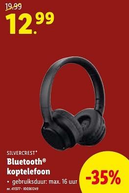 Promoties Silvercrest bluetooth koptelefoon - SilverCrest - Geldig van 10/01/2024 tot 16/01/2024 bij Lidl