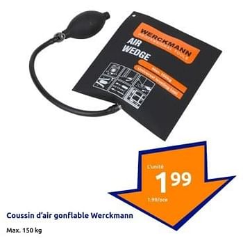Promotions Coussin d`air gonflable werckmann - Werckmann - Valide de 03/01/2024 à 09/01/2024 chez Action