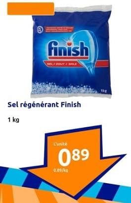 Promotions Sel régénérant finish - Finish - Valide de 03/01/2024 à 09/01/2024 chez Action