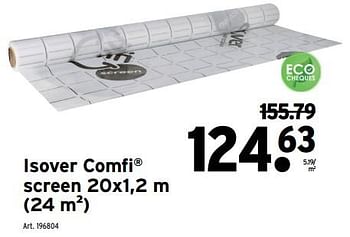 Promotions Isover comfi screen - Isover - Valide de 03/01/2024 à 30/01/2024 chez Gamma