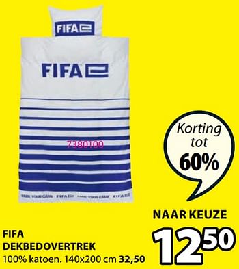 Promoties Fifa dekbedovertrek - Huismerk - Jysk - Geldig van 03/01/2024 tot 31/01/2024 bij Jysk