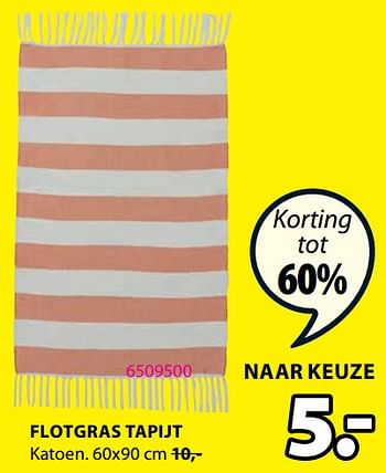 Promoties Flotgras tapijt - Huismerk - Jysk - Geldig van 03/01/2024 tot 31/01/2024 bij Jysk