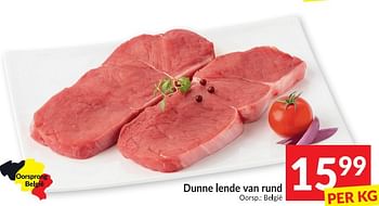 Promoties Dunne lende van rund - Huismerk - Intermarche - Geldig van 09/01/2024 tot 14/01/2024 bij Intermarche