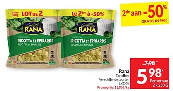 Promoties Rana tortelloni - Giovanni rana - Geldig van 09/01/2024 tot 14/01/2024 bij Intermarche