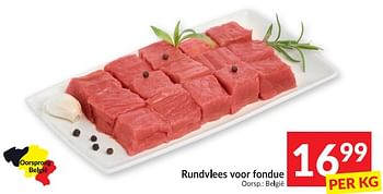 Promoties Rundvlees voor fondue - Huismerk - Intermarche - Geldig van 09/01/2024 tot 14/01/2024 bij Intermarche