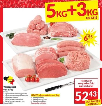 Promoties Vleespakket - Huismerk - Intermarche - Geldig van 09/01/2024 tot 14/01/2024 bij Intermarche