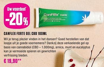 Promoties Canflex forte gel cbd - Huismerk - Medi-Market - Geldig van 02/01/2024 tot 31/01/2024 bij Medi-Market