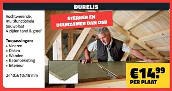 Promoties Durelis - Huismerk - Bouwcenter Frans Vlaeminck - Geldig van 08/01/2024 tot 31/01/2024 bij Bouwcenter Frans Vlaeminck