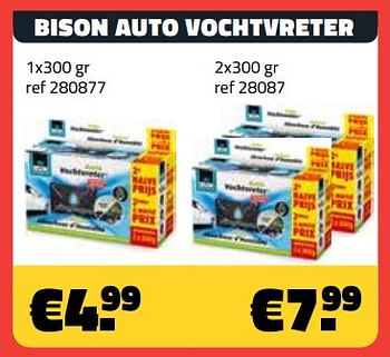 Promoties Bison auto vochtvreter - Bison - Geldig van 08/01/2024 tot 31/01/2024 bij Bouwcenter Frans Vlaeminck