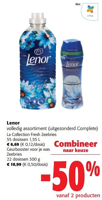 Promoties Lenor volledig assortiment - Lenor - Geldig van 02/01/2024 tot 16/02/2024 bij Colruyt