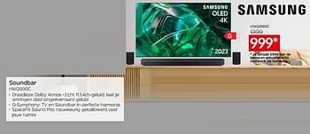 Promoties Samsung soundbar hwq990c - Samsung - Geldig van 03/01/2024 tot 31/01/2024 bij Selexion
