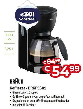 Promoties Braun koffiezet - brkf5601 - Braun - Geldig van 03/01/2024 tot 31/01/2024 bij Exellent